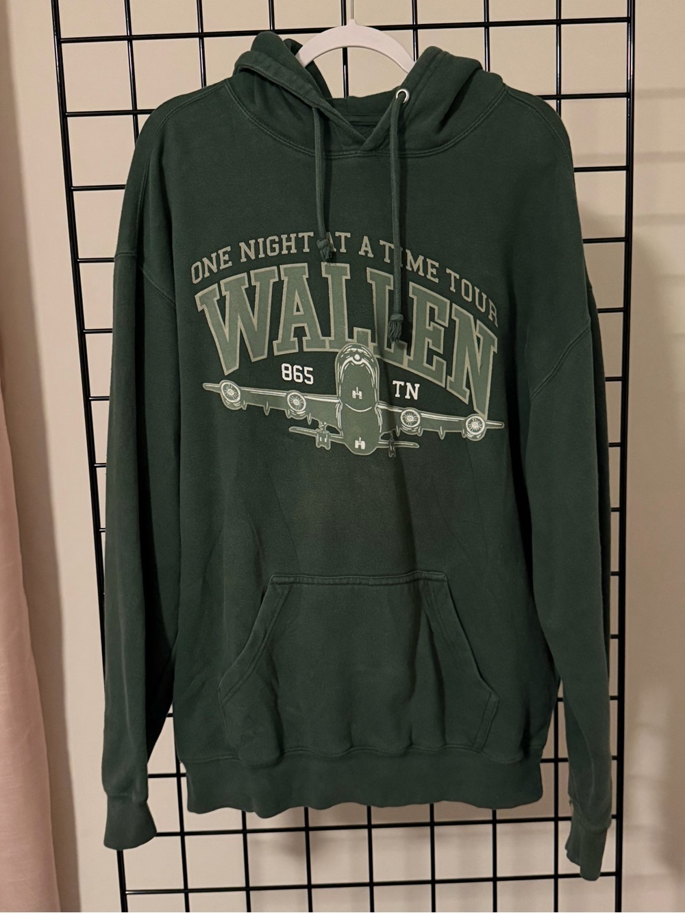 Morgan Wallen Forest Green Hooded Sweatshirt - One Night At A Time Tour